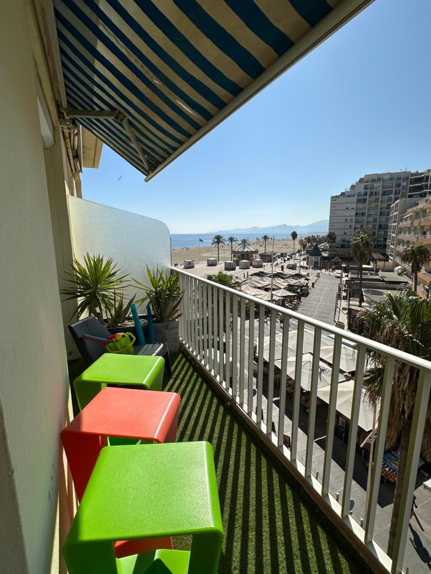 Magnifique Vue Mer F2 45 M2, Parking Surveille Linge De Maison Inclus 卡内 外观 照片