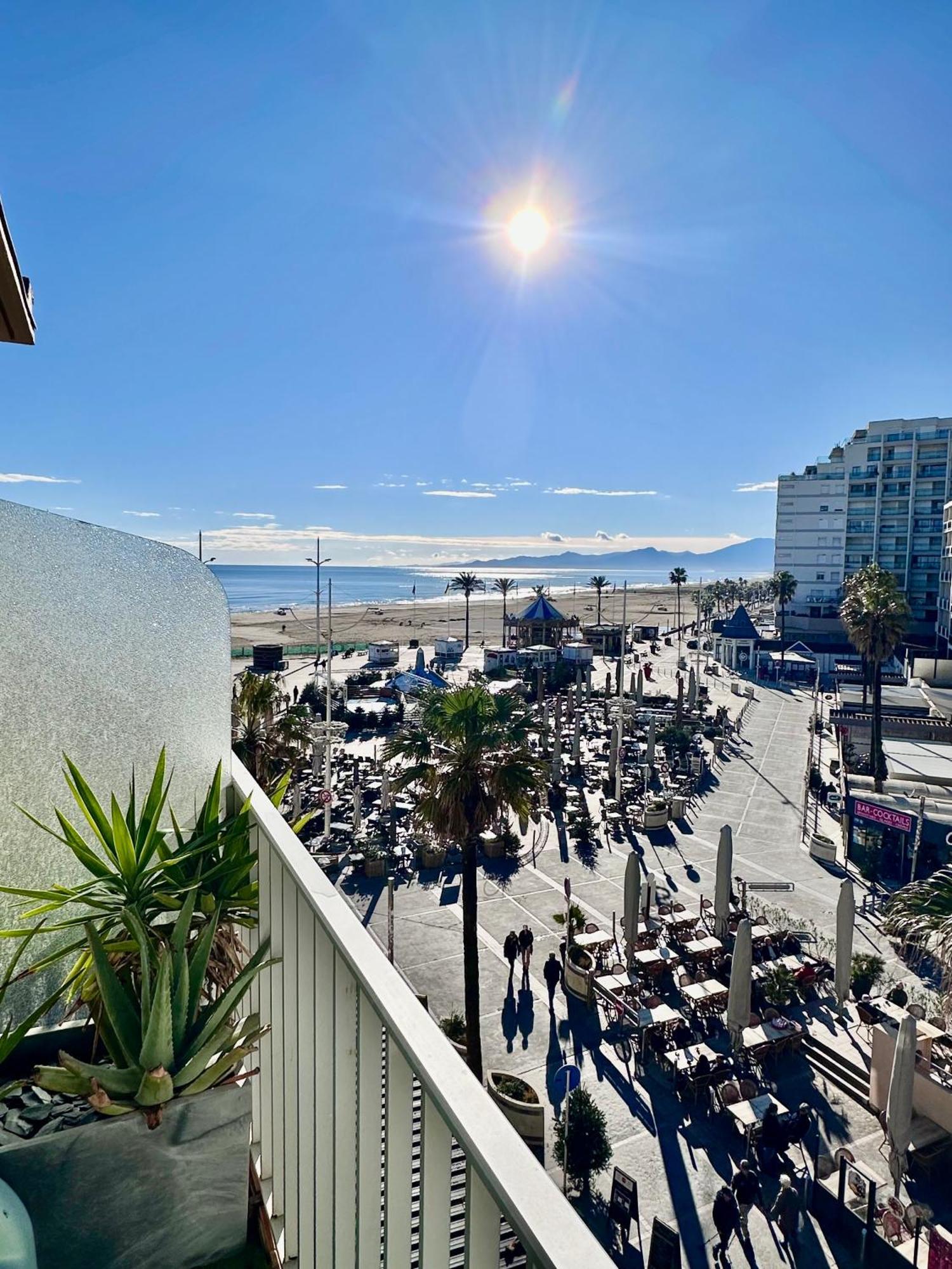 Magnifique Vue Mer F2 45 M2, Parking Surveille Linge De Maison Inclus 卡内 外观 照片